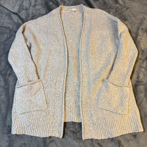 Debut Light Gray Open-Front Cardigan

#1407